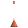 NOX Pendant Light 25cm - Red Ochre Small Pendant Lights Great Lighting UK Ltd
