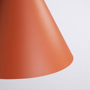 NOX Pendant Light 25cm - Red Ochre Small Pendant Lights Great Lighting UK Ltd