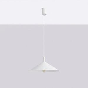 NOX Pendant Light 40cm - White Small Pendant Lights Great Lighting UK Ltd