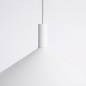 NOX Pendant Light 40cm - White Small Pendant Lights Great Lighting UK Ltd
