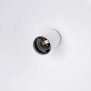 NOX Pendant Light 40cm - White Small Pendant Lights Great Lighting UK Ltd