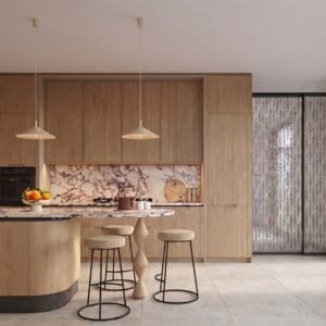 NOX Pendant Light 40cm - Natural Small Pendant Lights Great Lighting UK Ltd