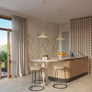 NOX Pendant Light 40cm - Natural Small Pendant Lights Great Lighting UK Ltd