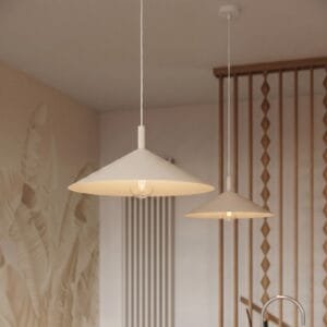 NOX Pendant Light 40cm - Natural Small Pendant Lights Great Lighting UK Ltd