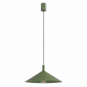 NOX Pendant Light 40cm - Olive Green Small Pendant Lights Great Lighting UK Ltd