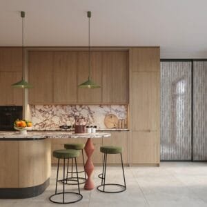 NOX Pendant Light 40cm - Olive Green Small Pendant Lights Great Lighting UK Ltd