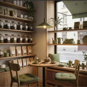 NOX Pendant Light 40cm - Olive Green Small Pendant Lights Great Lighting UK Ltd