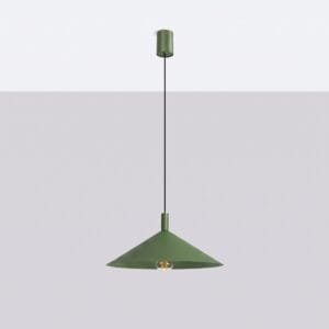 NOX Pendant Light 40cm - Olive Green Small Pendant Lights Great Lighting UK Ltd