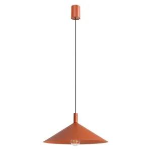 NOX Pendant Light 40cm - Red Ochre Bedroom Pendant Lights Great Lighting UK Ltd