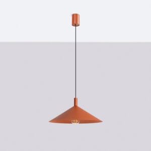 NOX Pendant Light 40cm - Red Ochre Small Pendant Lights Great Lighting UK Ltd