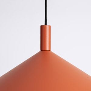 NOX Pendant Light 40cm - Red Ochre Small Pendant Lights Great Lighting UK Ltd