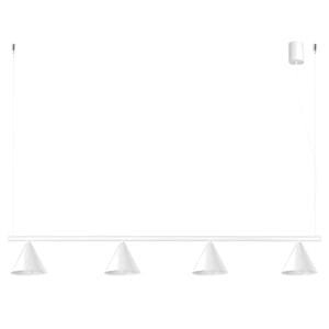 NOX 4-Light Pendant Bar - White 4 Light Spotlights Great Lighting UK Ltd