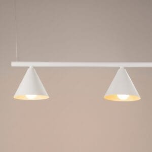 NOX 4-Light Pendant Bar - White 4 Light Spotlights Great Lighting UK Ltd