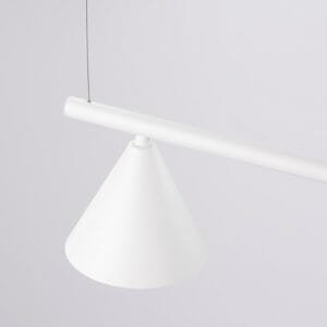 NOX 4-Light Pendant Bar - White 4 Light Spotlights Great Lighting UK Ltd