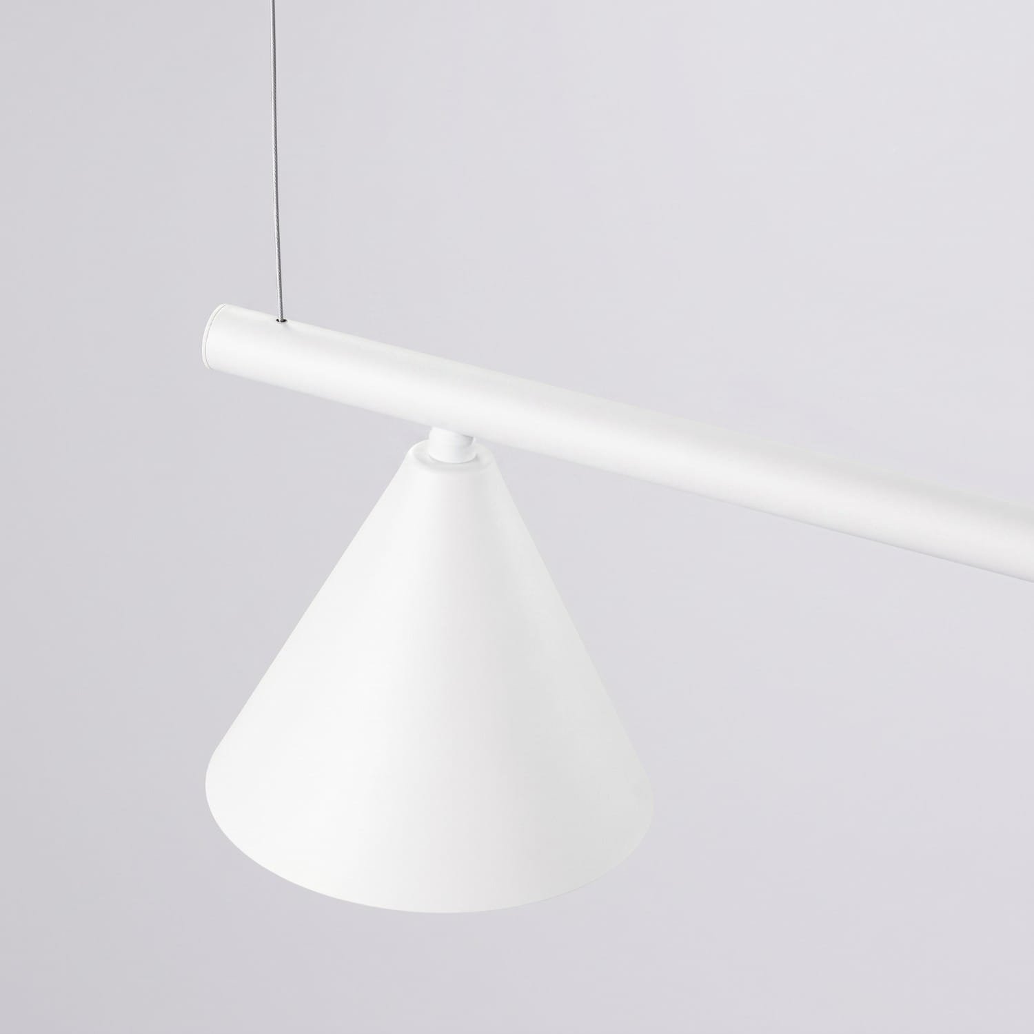 NOX 4-Light Pendant Bar - White 4 Light Spotlights Great Lighting UK Ltd