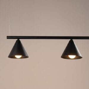 NOX 4-Light Pendant Bar - Black 4 Light Spotlights Great Lighting UK Ltd