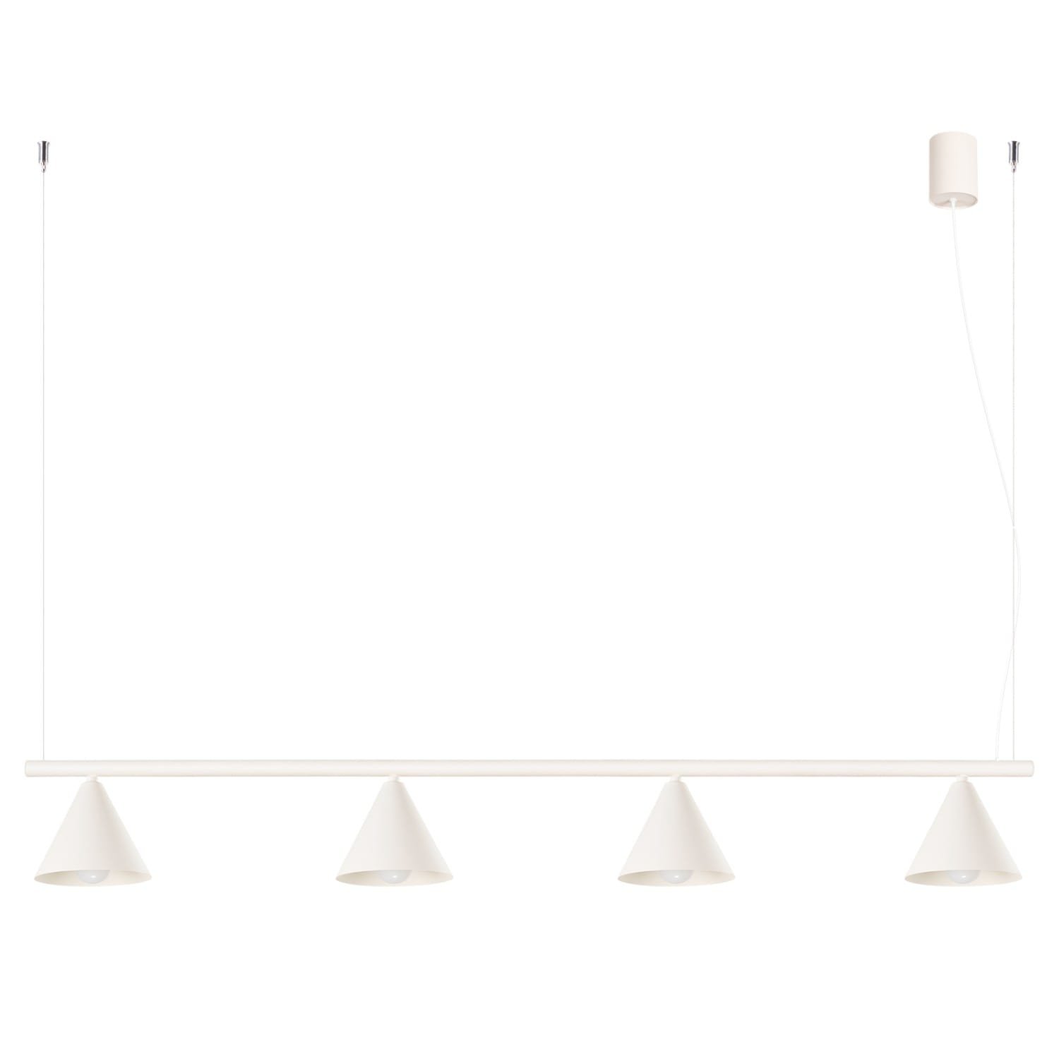 NOX 4-Light Pendant Bar - Natural 4 Light Spotlights Great Lighting UK Ltd
