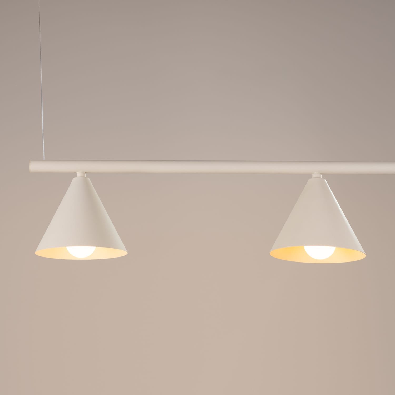 NOX 4-Light Pendant Bar - Natural 4 Light Spotlights Great Lighting UK Ltd