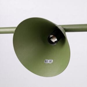 NOX 4-Light Pendant Bar - Olive Green 4 Light Spotlights Great Lighting UK Ltd