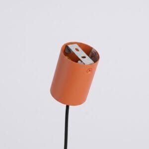 NOX 4-Light Pendant Bar - Red Ochre 4 Light Spotlights Great Lighting UK Ltd