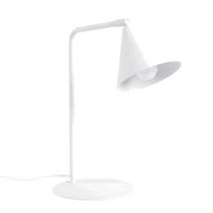 NOX Desk Light - White Hallway Table Lamps Great Lighting UK Ltd