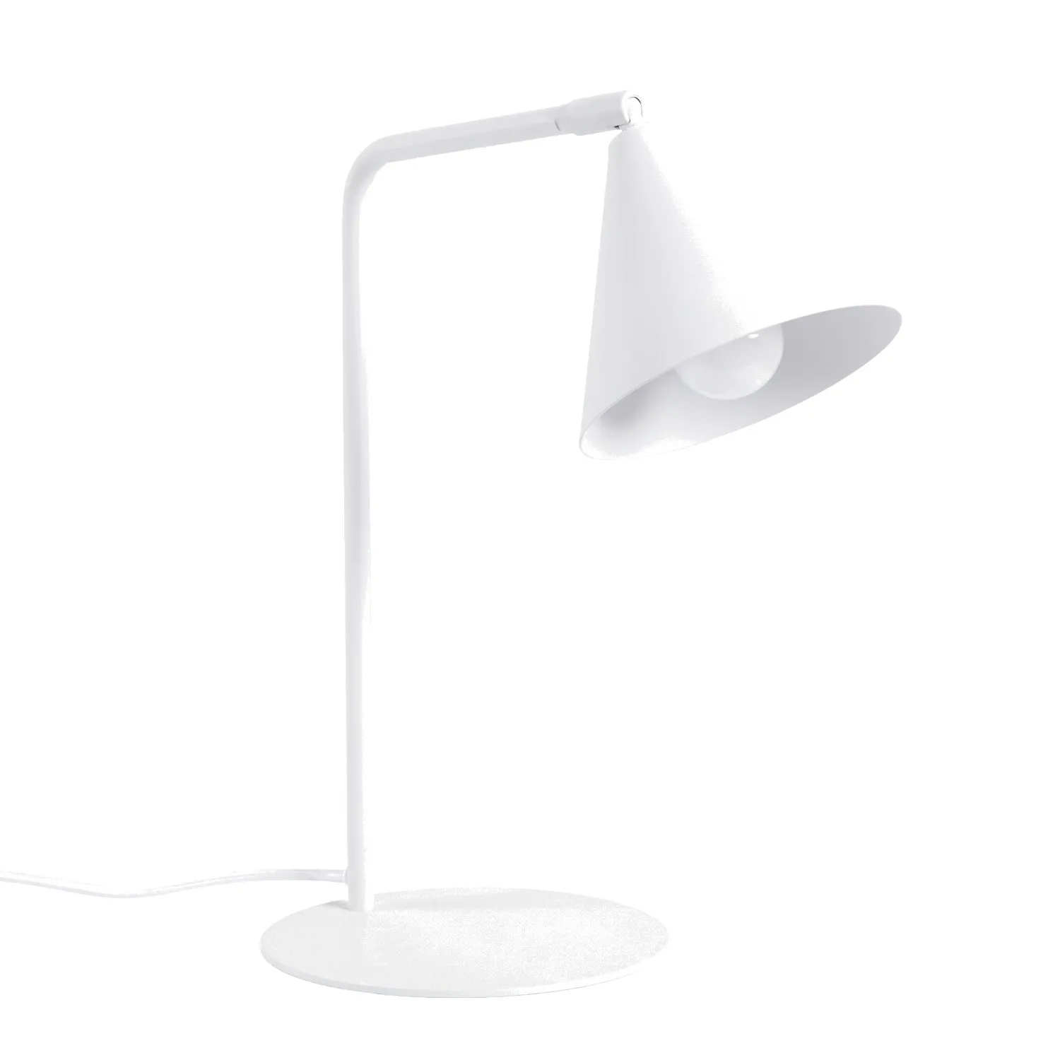 NOX Desk Light - White Hallway Table Lamps Great Lighting UK Ltd