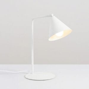 NOX Desk Light - White Hallway Table Lamps Great Lighting UK Ltd
