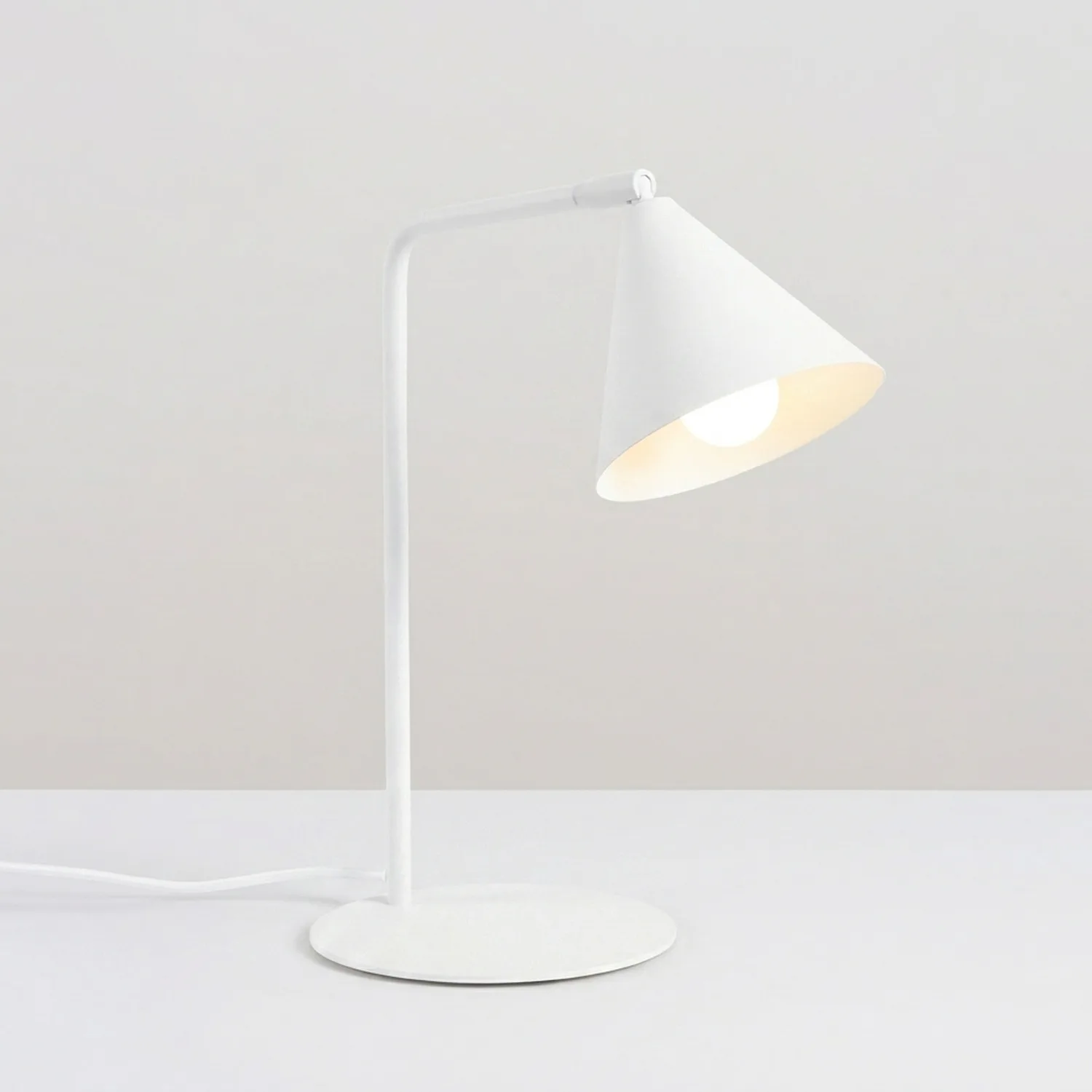 NOX Desk Light - White Hallway Table Lamps Great Lighting UK Ltd