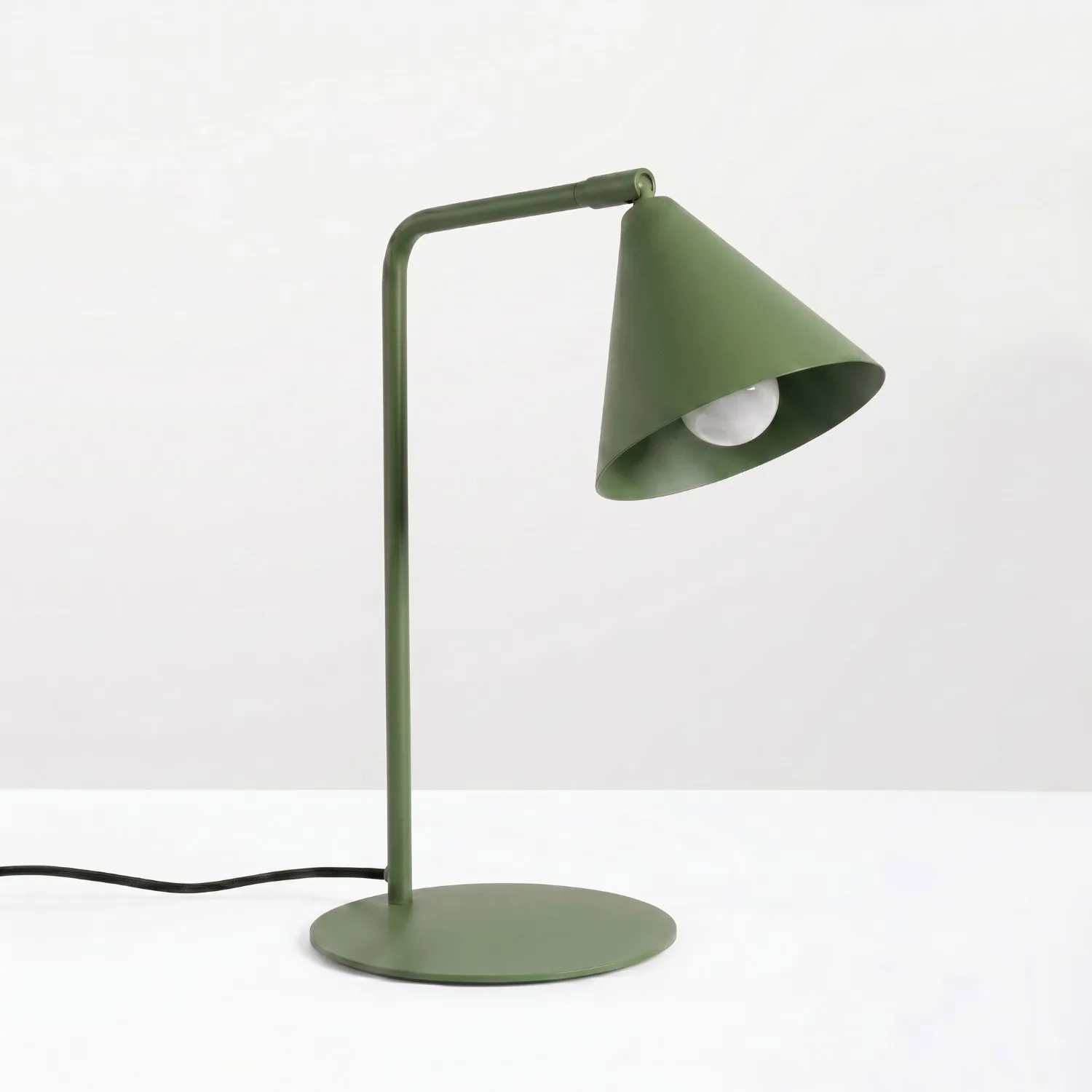 NOX Desk Light - Olive Green Minimalist Floor Lamps & Table Lamps Great Lighting UK Ltd
