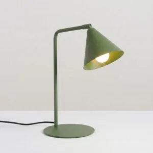 NOX Desk Light - Olive Green Minimalist Floor Lamps & Table Lamps Great Lighting UK Ltd