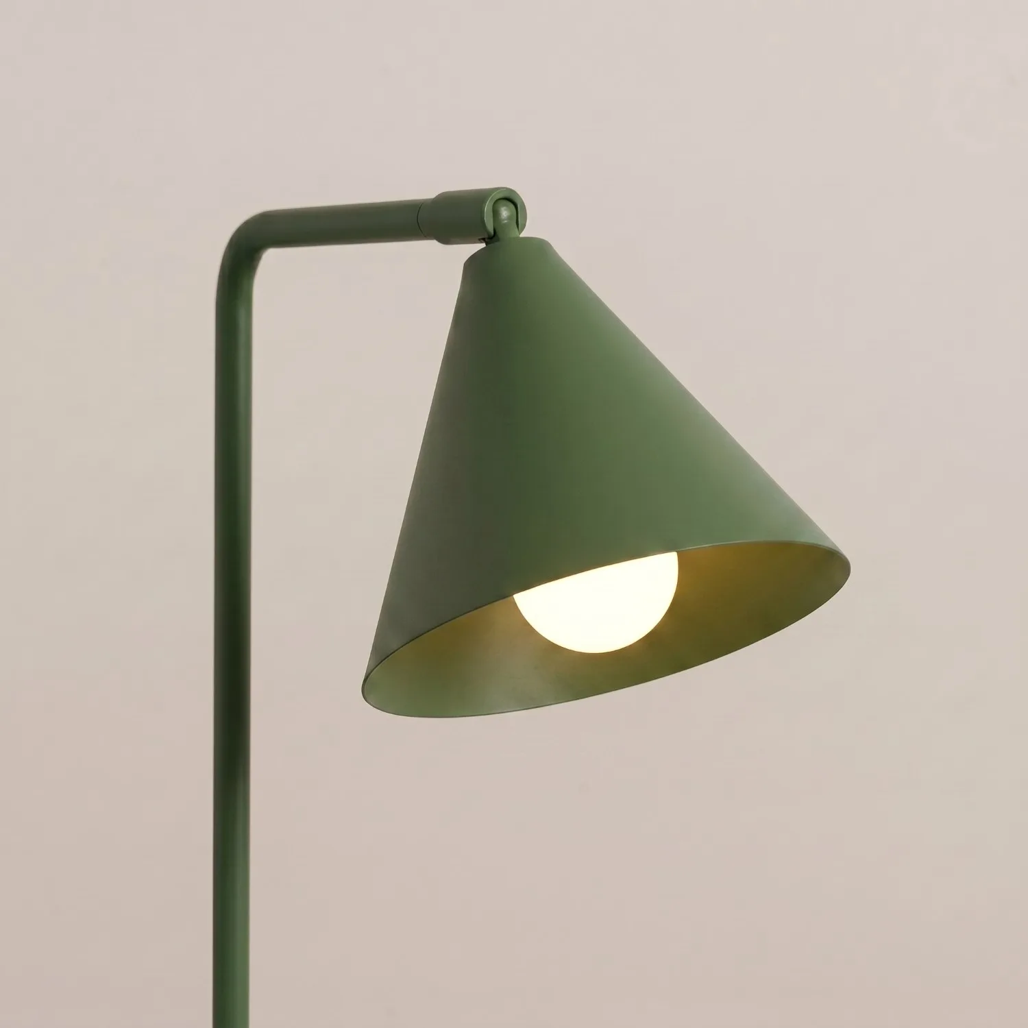 NOX Desk Light - Olive Green Minimalist Floor Lamps & Table Lamps Great Lighting UK Ltd