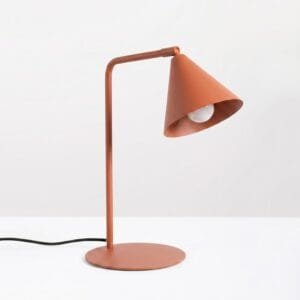 NOX Desk Light - Red Ochre Modern Table Lamps Great Lighting UK Ltd
