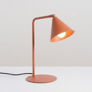 NOX Desk Light - Red Ochre Modern Table Lamps Great Lighting UK Ltd