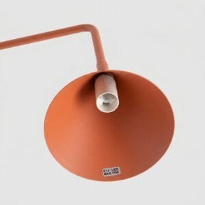 NOX Desk Light - Red Ochre Modern Table Lamps Great Lighting UK Ltd