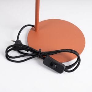 NOX Desk Light - Red Ochre Modern Table Lamps Great Lighting UK Ltd