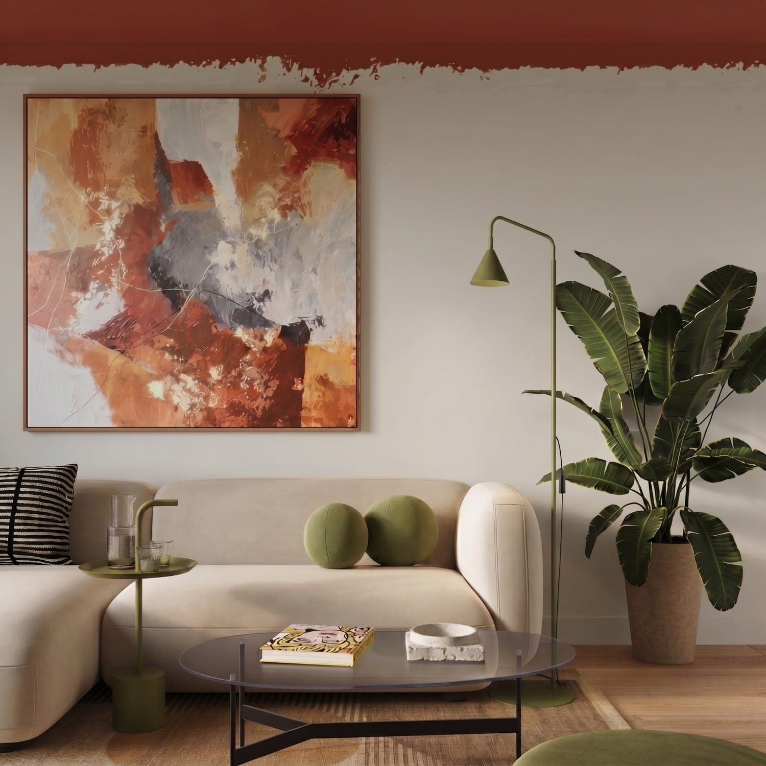 NOX Floor Light - Olive Green Uncategorized Great Lighting UK Ltd