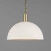 Kauri Large Ceramic Dome Light 37cm Bedroom Pendant Lights Great Lighting UK Ltd