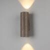 Cylindrical Outdoor Concrete Wall Light 9cm IP65 Up & Down Wall Lights Great Lighting UK Ltd