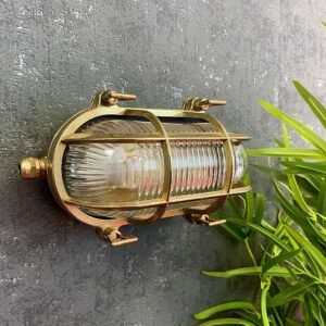 Horatio Junior Solid Brass Bulkhead Light Bulkhead Lights Great Lighting UK Ltd