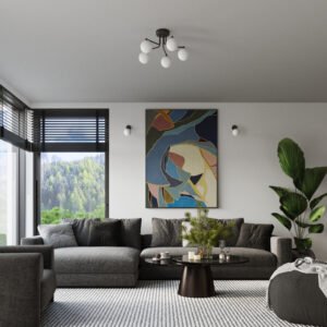 Chandelier Astral 5 Black Uncategorized Great Lighting UK Ltd