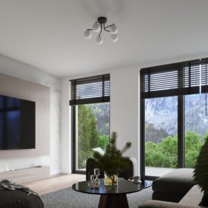 Chandelier Astral 5 Black Uncategorized Great Lighting UK Ltd