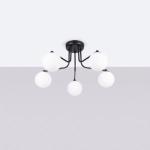 Chandelier Astral 5 Black Uncategorized Great Lighting UK Ltd
