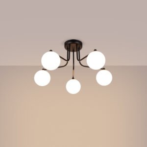 Chandelier Astral 5 Black Uncategorized Great Lighting UK Ltd