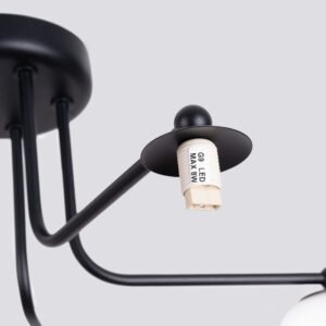 Chandelier Astral 5 Black Uncategorized Great Lighting UK Ltd