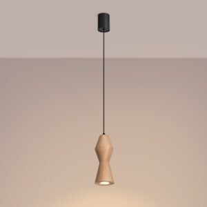 Pendant Lamp Kubbe Small R Beech Wood Uncategorized Great Lighting UK Ltd
