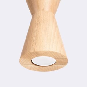 Pendant Lamp Kubbe Medium R Beech Wood Uncategorized Great Lighting UK Ltd