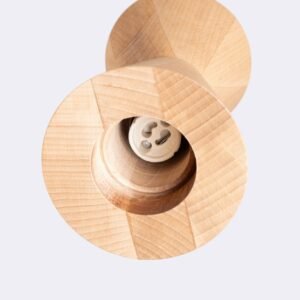 Pendant Lamp Kubbe Medium R Beech Wood Uncategorized Great Lighting UK Ltd