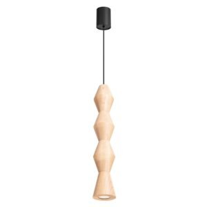 Pendant Lamp Kubbe Large R Beech Wood Uncategorized Great Lighting UK Ltd