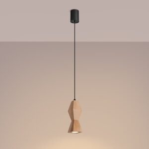 Pendant Lamp Kubbe Small S Beech Wood Uncategorized Great Lighting UK Ltd