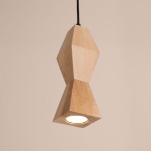 Pendant Lamp Kubbe Small S Beech Wood Uncategorized Great Lighting UK Ltd